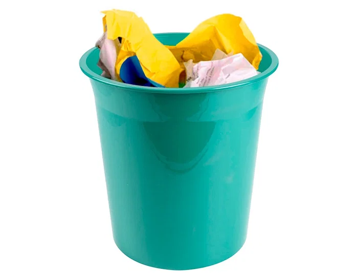 Liderpapel Papelera Plástico Menta Opaco 13 Litros 275x285 mm Liderpapel Papelera Plástico Menta Opaco 13 Litros 275x285 mm