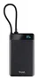 Trust 25880 - Powerbank Portátil 10000 mAh Negro, Carga Rápida USB-C PD/PPS 20W, 2 Puertos, Pantalla LED, Para Móvil y Tablet