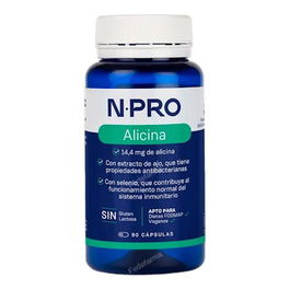 NPRO Alicina 90 Cápsulas Vegetales - Apoyo al Sistema Inmune y Salud Cardiovascular