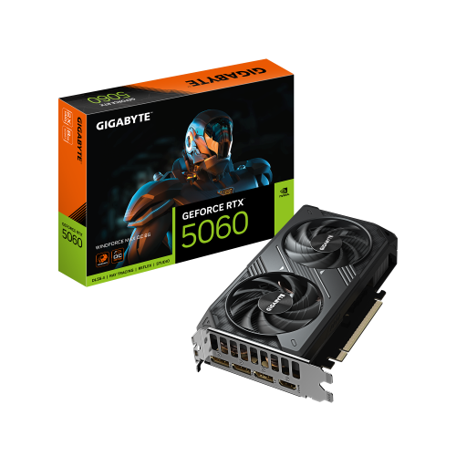 Gigabyte GeForce RTX 5060 WINDFORCE MAX OC 8 GB GDDR7 Gigabyte GeForce RTX 5060 WINDFORCE MAX OC 8 GB GDDR7