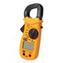 Koma Tools Pinza Amperimétrica Digital CAT III 400 A - Pantalla LCD 3 ½ Dígitos, Medición de Tensión AC/DC, Resistencia, Diodo y Continuidad