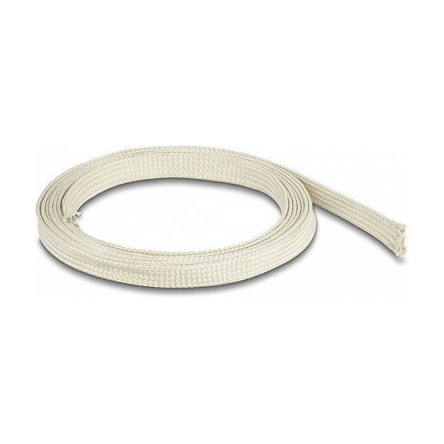 DeLOCK Funda trenzada de fibras de Nomex 2 m x 15 mm blanco DeLOCK Funda trenzada de fibras de Nomex 2 m x 15 mm blanco