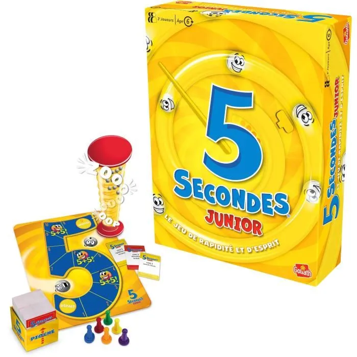 Goliath Secondes junior - Juego divertido y rápido - A partir de 6 años - Ref: 8720077349728