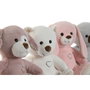 DKD Home Decor Surtido de 4 Peluches de Animales en Poliéster