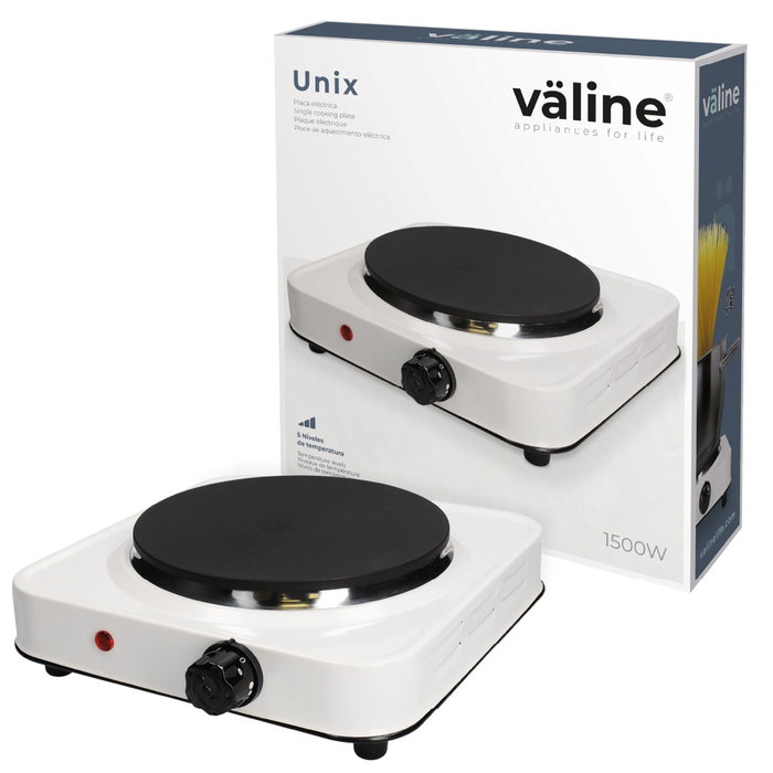 Väline Placa eléctrica Unix 1 quemador 1500W