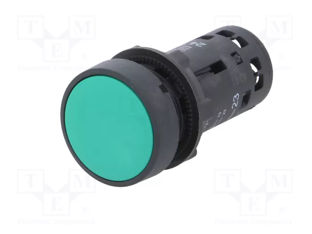 SCHNEIDER ELECTRIC Interruptor de presión Harmony XB7 verde NA x2 22mm