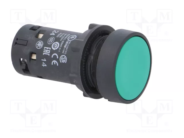 SCHNEIDER ELECTRIC Interruptor de presión Harmony XB7 verde NA x2 22mm