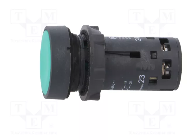 SCHNEIDER ELECTRIC Interruptor de presión Harmony XB7 verde NA x2 22mm