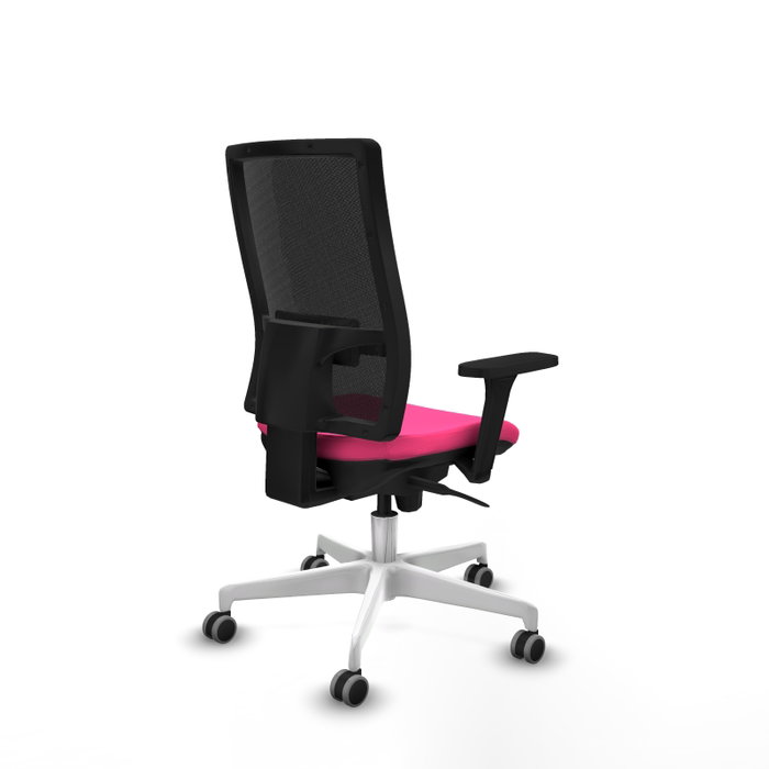 PIQUERAS Y CRESPO Silla de oficina Horna Rosa y Negro