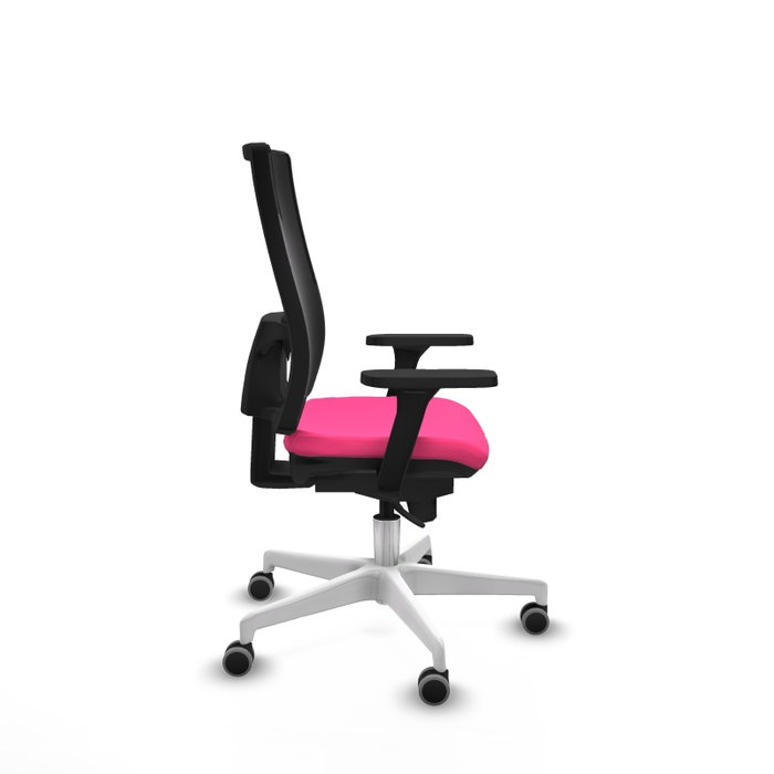 PIQUERAS Y CRESPO Silla de oficina Horna Rosa y Negro