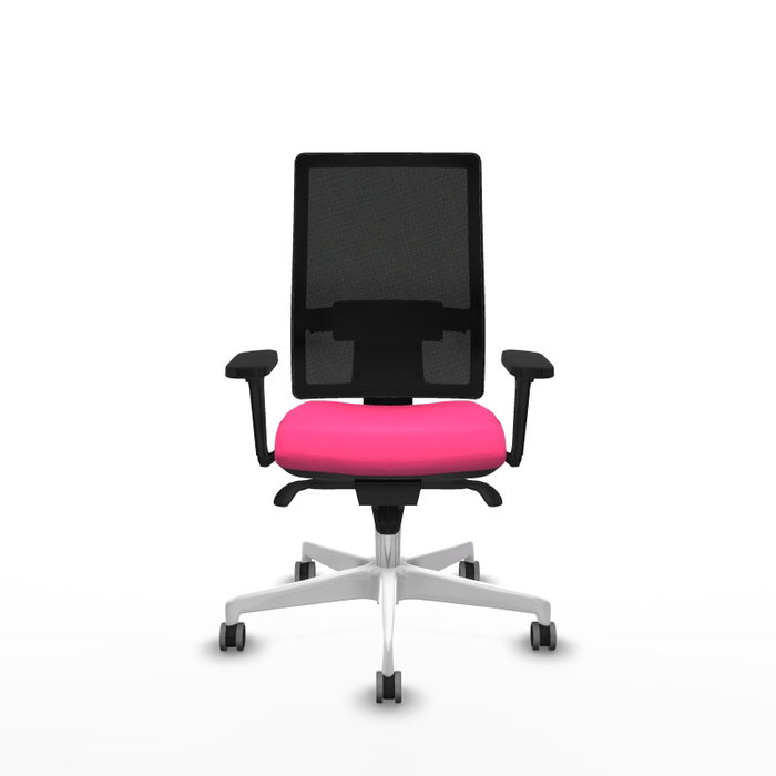 PIQUERAS Y CRESPO Silla de oficina Horna Rosa y Negro