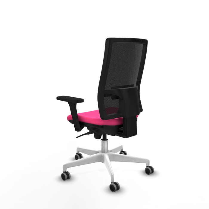 PIQUERAS Y CRESPO Silla de oficina Horna Rosa y Negro