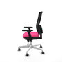 PIQUERAS Y CRESPO Silla de oficina Horna Rosa y Negro