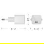 dbramante 1928 CH20EUWH7093 Cargador USB-C 20W Blanco UE