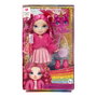 MGA Muñeca Little Fashion Rosa Rainbow High 15 cm +4 años con 5 puntos de articulación y mascota