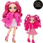 MGA Muñeca Little Fashion Rosa Rainbow High 15 cm +4 años con 5 puntos de articulación y mascota