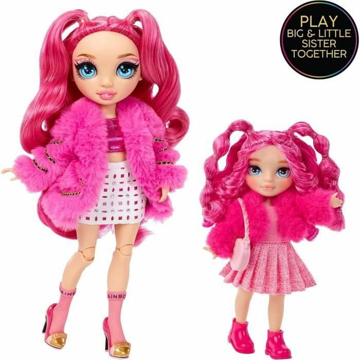 Rainbow High Littles Muñeca de 15cm con mascota - Rosa Rainbow High Littles Muñeca de 15cm con mascota - Rosa