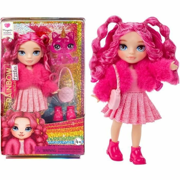 Rainbow High Littles Muñeca de 15cm con mascota - Rosa Rainbow High Littles Muñeca de 15cm con mascota - Rosa