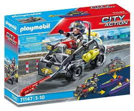 Playmobil Fuerzas Especiales Quad Multiterreno City Action