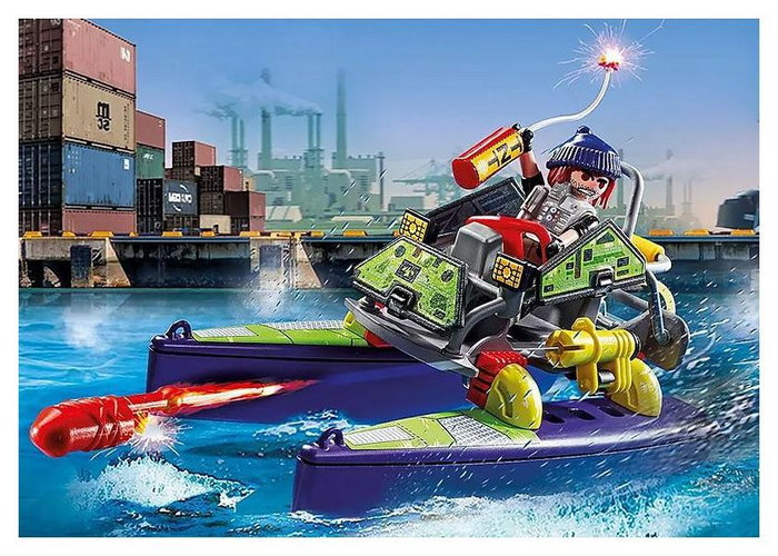 Playmobil City Action 71147 Fuerzas Especiales Quad Multiterreno Multicolor