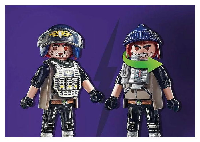 Playmobil City Action 71147 Fuerzas Especiales Quad Multiterreno Multicolor