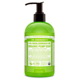 DR. BRONNER´S Jabón Exfoliante de Azúcar Orgánico Lemongrass-Lima