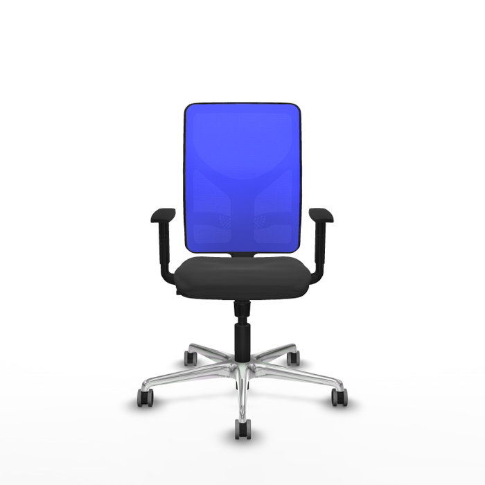 PIQUERAS Y CRESPO Silla de oficina Motilla Gris oscuro y Azul PIQUERAS Y CRESPO Silla de oficina Motilla Gris oscuro y Azul