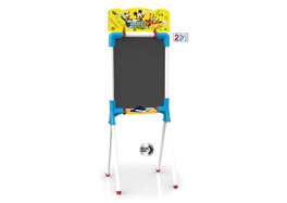 Chicos Pizarra Mickey Reversible 37x32x98 cm con 12 Piezas
