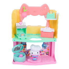 Spin Master Gabby's Dollhouse Kitchen Portal Rooms 6074281 Cocina de Pastelitos Chispástica con Figura