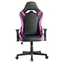 Mars Gaming MGC-PRO Silla Gaming Negra y Violeta con Reposabrazos 2D