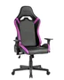 Mars Gaming MGC-PRO Silla Gaming Negra y Violeta con Reposabrazos 2D