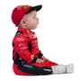 My Other Me Disfraz Bebé Piloto Gorra y Mono Talla 7-12 Meses Rojo