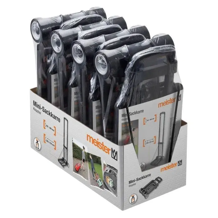Meister Diablo Pl 8985730 Plegable Mini Capacidad 45 kg