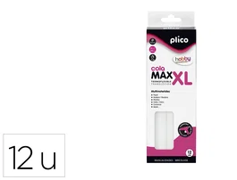 Plico Barra termofusible cola Max XL baja temperatura 11,5 mm x 200 mm Blister 12 unidades