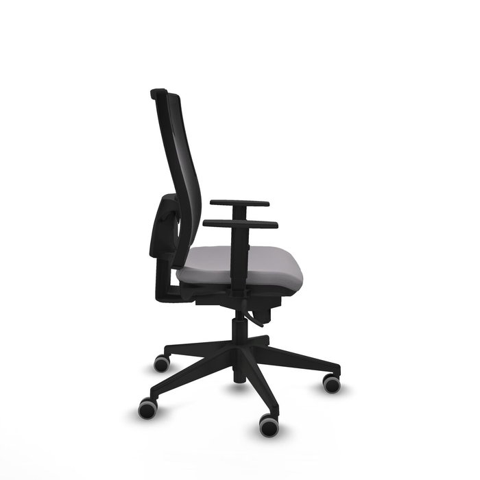 PIQUERAS Y CRESPO Silla de oficina Horna Gris y Negro con Mecanismo Sincro