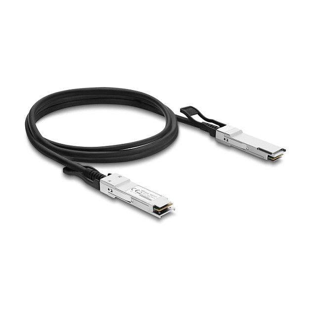 DeLOCK Cable Twinax QSFP+ macho a QSFP+ macho 40 Gbps 3 m