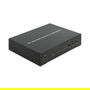 DeLOCK KVM 4 en 1 Multiview Switch 4x HDMI con USB 2.0, Metal Negro, 60 Hz, Resolución Full HD 1080p, Incluye Mando a Distancia y Adaptador
