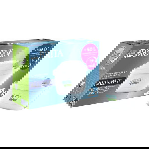 Brita Maxtra Pro Filtro para Sistema de Filtración de Agua, Pack de 2 Brita Maxtra Pro Filtro para Sistema de Filtración de Agua, Pack de 2