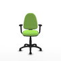 PIQUERAS Y CRESPO Silla de oficina Aýna color Pistacho con Brazos 2D