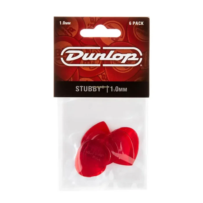 Dunlop Púas Stubby Jazz 1,0 mm (pack de 6)