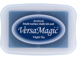 Tsukineko Versamagic Almohadilla de Tinta Cielo Nocturno Efecto Tiza 95x65mm