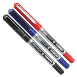 CMP General Set de 3 Bolígrafos Rollers Negro, Azul y Rojo