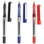 CMP General Set de 3 Bolígrafos Rollers Negro, Azul y Rojo