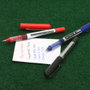 CMP General Set de 3 Bolígrafos Rollers Negro, Azul y Rojo
