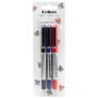 CMP General Set de 3 Bolígrafos Rollers Negro, Azul y Rojo