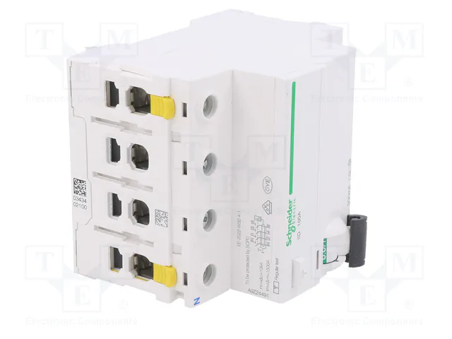 SCHNEIDER ELECTRIC Interruptor diferencial ACTI9 100A 300mA 4 polos SCHNEIDER ELECTRIC Interruptor diferencial ACTI9 100A 300mA 4 polos