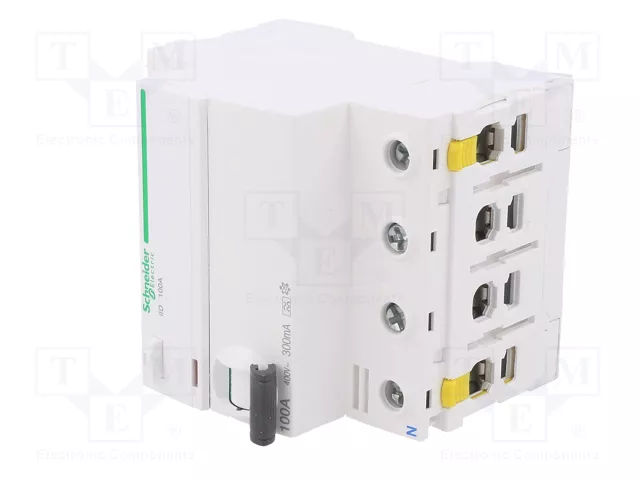 SCHNEIDER ELECTRIC Interruptor diferencial ACTI9 100A 300mA 4 polos SCHNEIDER ELECTRIC Interruptor diferencial ACTI9 100A 300mA 4 polos