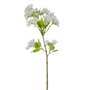 Rama Flores Blanco Pvc Jardín 40 cm (Set de 24)