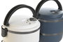 DKD Home Decor Recipiente Inox 1500ml Doble Surtido de 2