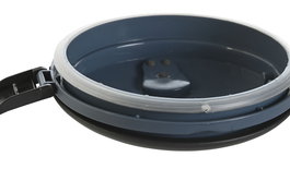 DKD Home Decor Chinalight 22 Recipiente Azul Blanco Inox Pp 15.5x15x16.5 cm (2 Unidades)